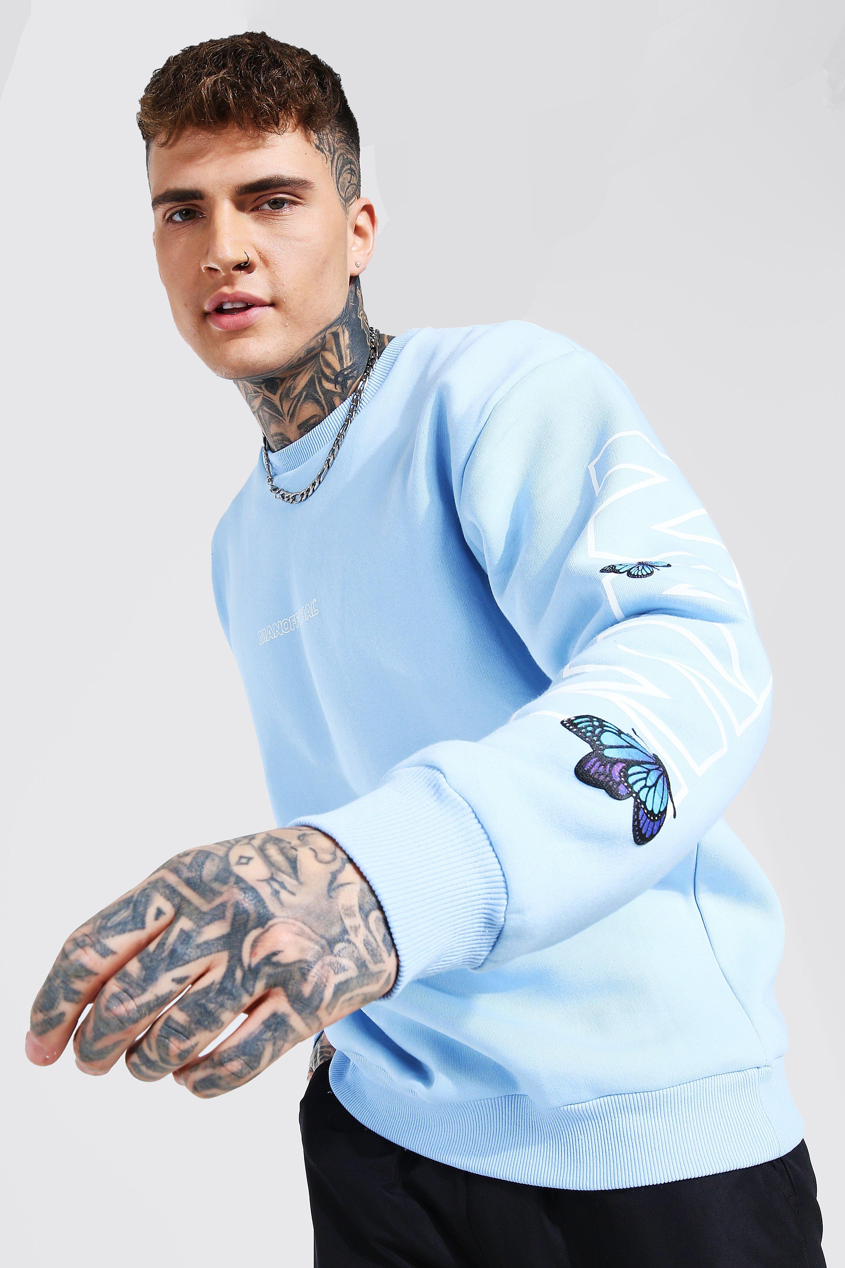 Butterfly print sweater store